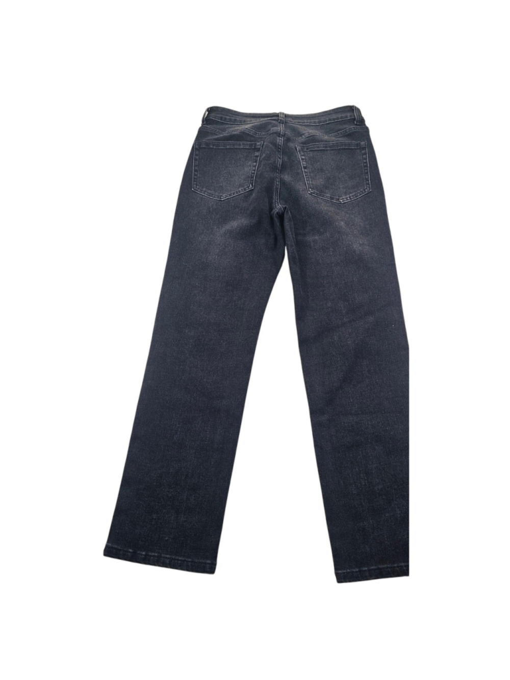 OAT NY black grunge sz 6 / 28 straight leg high rise 90s black wash jeans EUC - Picture 3 of 8